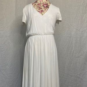 White WAYF dress